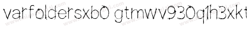 varfoldersxb0 gtmwv930q1h3xktq0字体转换